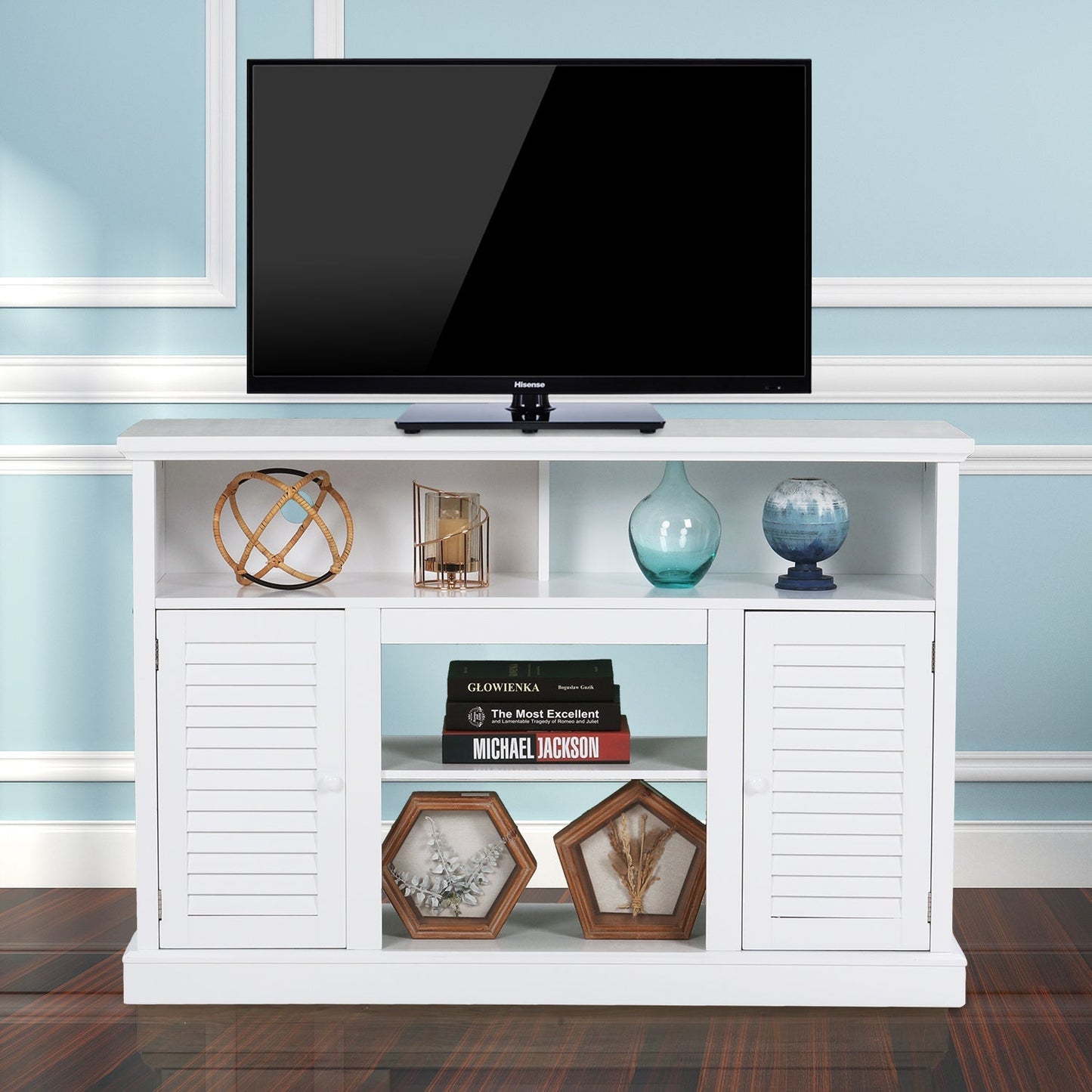 Sophia & William TV Stand for TVs up to 55", White