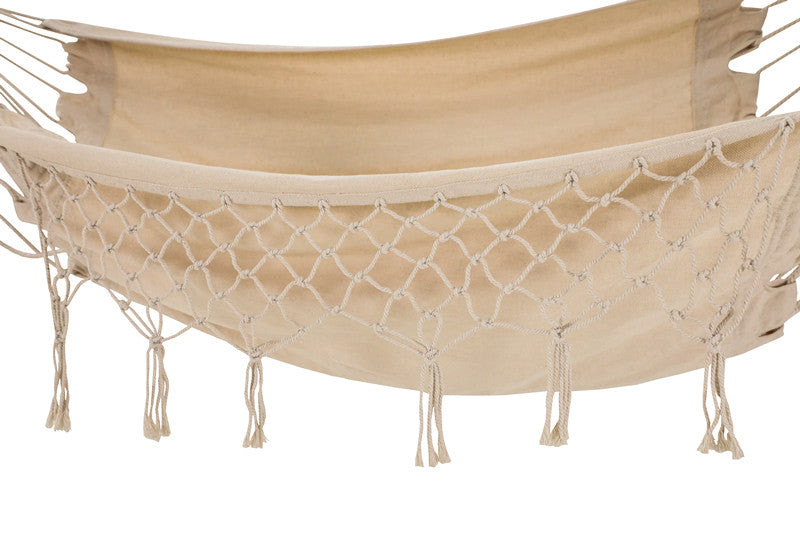 VALUABLE DURABLE ENJOYABLE Ivory Portable Hammock with Carry Bag for Backyard, Porch, Outdoor and Indoor Use (Copy)