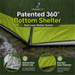 Sophia & William 10 Person Camping Tent 14x10FT All-Weather Large Family Cabin Tent with 2-Room Partition, Green