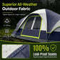 Sophia & William 10 Person Camping Tent 18x9ft Cabin Tent with Removable Divider and Mesh Screen Windows, Blue