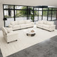 Sophia&William 6-Seat Sectional Sofa Sets, Modern Cloud Couch Deep Seat Modular Sofa with Corduroy Fabric & 6 Pillows for Living Room, Apartment, Beige