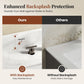 Sophia & William 36" Bathroom Vanity with 7.1" Deep Sink Freestanding Wood Bathroom Cabinet Vanity with 2 Doors, White