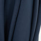 Alpha Joy 10ft Outdoor Patio Offset Market Hanging Umbrella with 8 Steel Ribs & Cross Base(No Weight), Navy Blue