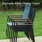 Sophia&William 9-Piece Outdoor Patio Dining Set Textilene Chairs & 83" Table Furniture Set, Blue