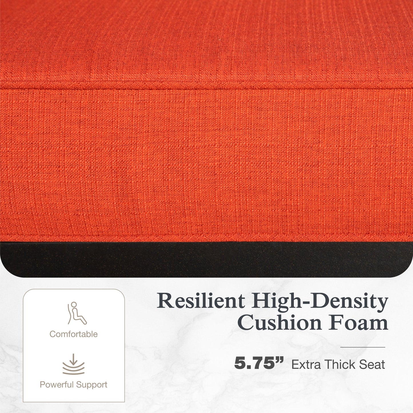 Sophia & William 7 Seat Patio Conversation Set,Outdoor Furniture Set with Rocking Chairs & Fixed Chairs, Red