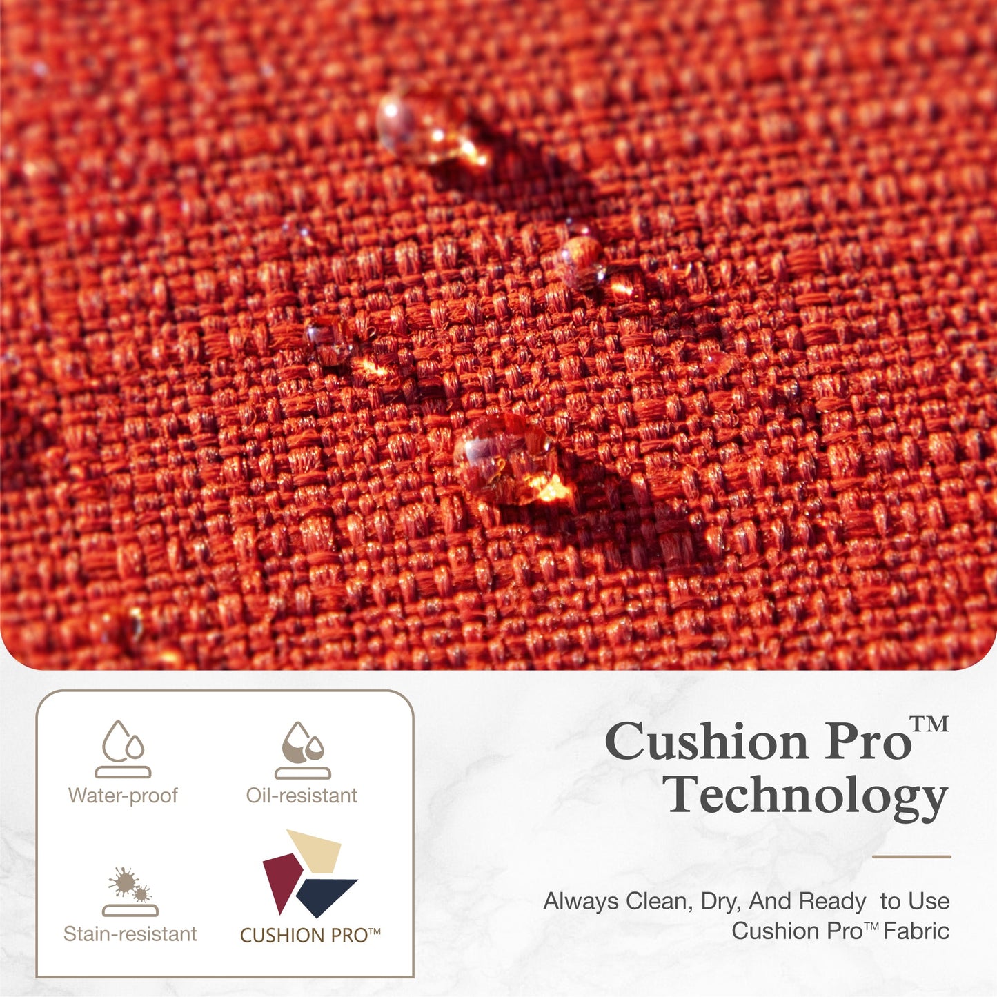 Sophia & William 5 Seat Patio Conversation Set,Outdoor Furniture Set with Rocking Chairs, Red