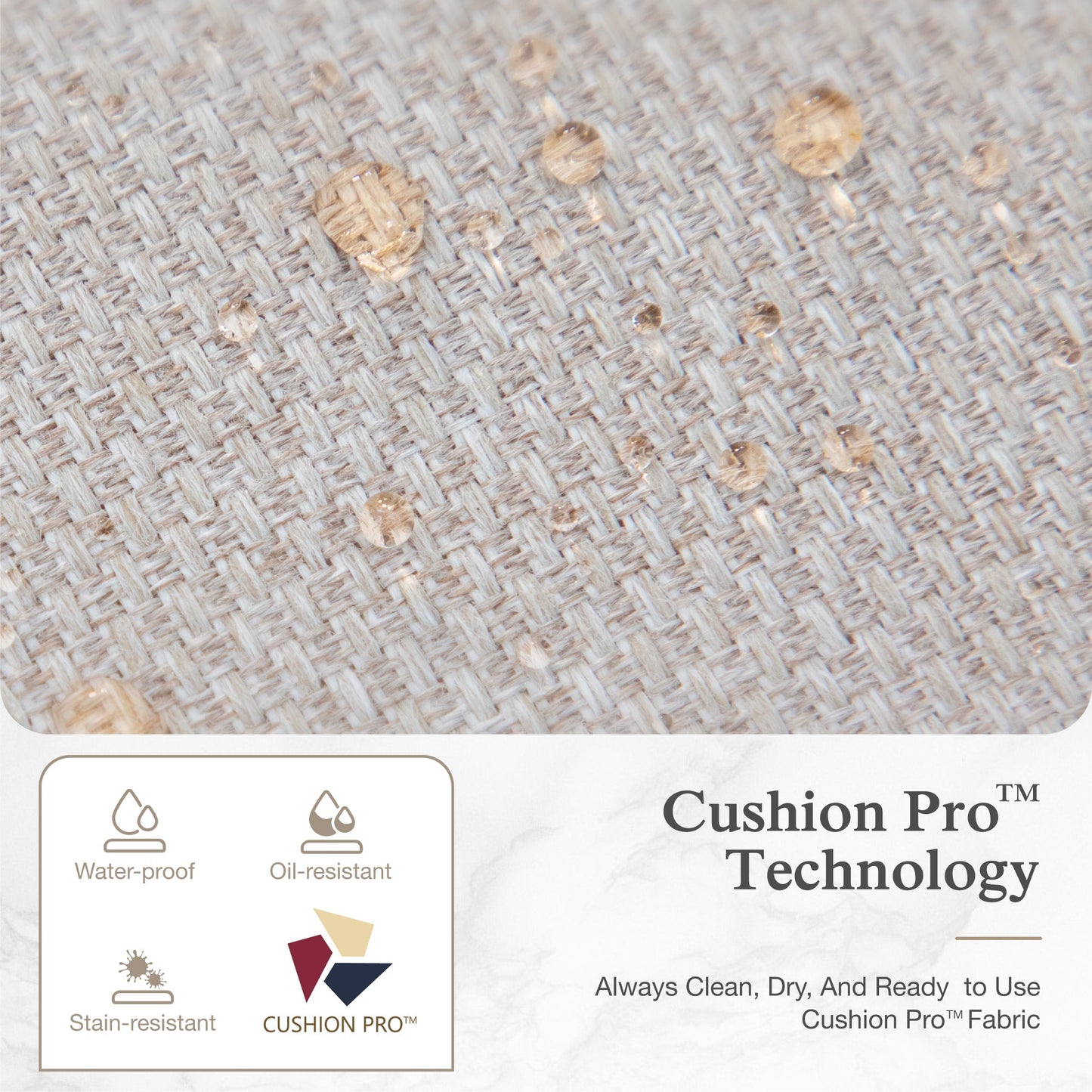 Sophia & William 7 Seat Patio Conversation Set,Outdoor Furniture Set with Rocking Chairs & Loveseat, Beige