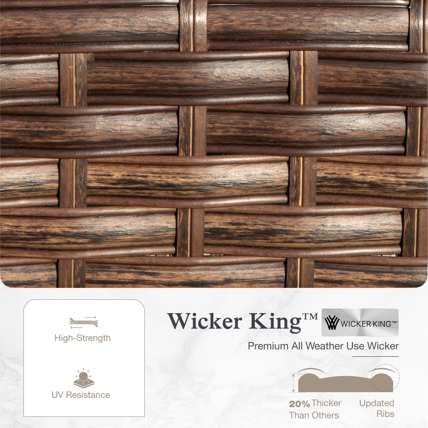 Sophia & William 5 Seat Patio Conversation Set,Outdoor Furniture Set with Rocking Chairs, Navy Blue