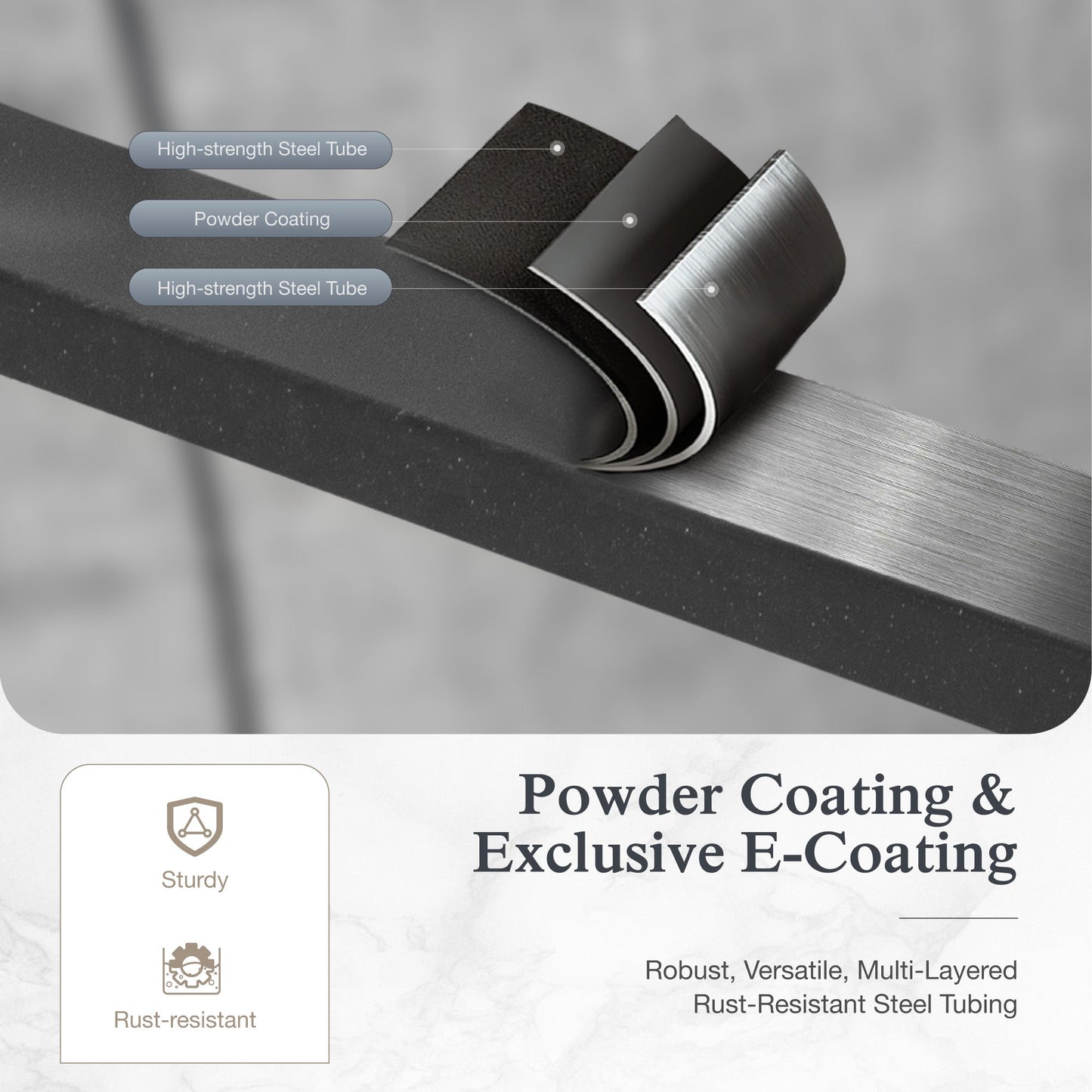 Sophia & William 7 Seat Patio Conversation Set,Outdoor Furniture Set with Rocking Chairs & Loveseat, Gray