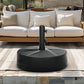 Alpha Joy Fillable Round Umbrella Base Holder ¨C Fits 1.5"/1.9" Poles, Black
