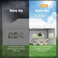 10'x 20' Easy Setup Pop Up Canopy with 4 Removable Sidewalls & Carrying Bag,4 Weight Bags - White