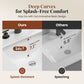 Sophia & William 48" Bathroom Vanity with Sink Freestanding Wood Bathroom Cabinet Vanity with 2 Doors of Adjustable Shlves, 1 Tip-out Drawers, 2 Pull-out Drawers and 1 Elevated Drawer, Hickory