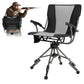 Sophia & William Outdoor Camping Chair - Lightweight Breathable Mesh Folding Chair with Adjustable Height, 330 lbs Capacity, Ideal for Hunting and Blind Use