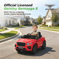 Alpha Joy 12V Kids Ride On Car Licensed Bentley Electric Vehicle with Remote Control, Soft Start, 3 Speed, LED Lights, Built-in Storage & Music, Gift for Boys Girls Ages 3-8, Red
