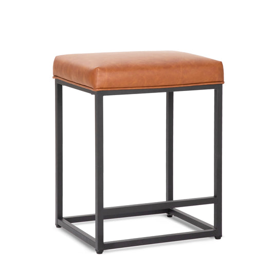 Sophia & William 24" Bar Stool Counter Height Bar Stools with Footres, Brown