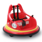 Alpha Joy Kids Bumper Car 12V Battery Powered Ride on w/LED Lights, Bluetooth Music, 360¡ã Spin, Remote Control, Electric Car in 2 MPH, Red