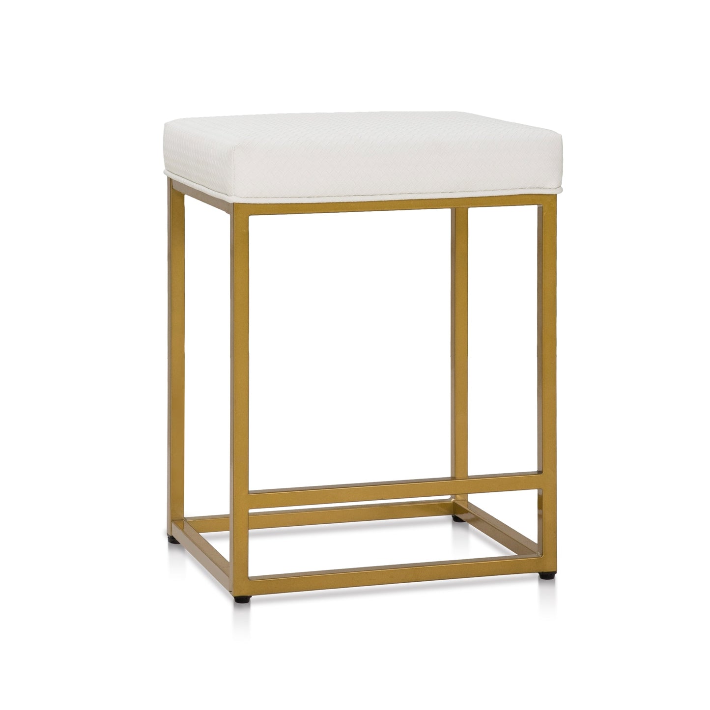 Sophia & William 24" Bar Stool Counter Height Bar Stools with Footres, White