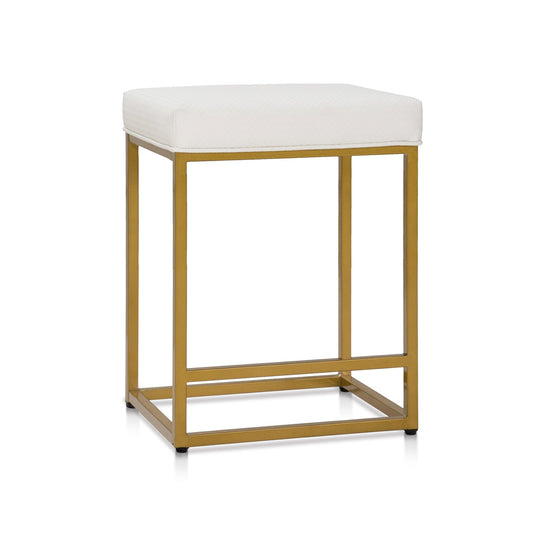 Sophia & William 24" Bar Stool Counter Height Bar Stools with Footres, White