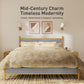 Sophia & William King Size Wood Bed Frame Upholstered Platform Bed Frame with Headboard & Footboard Mid-Century Bedroom Furniture,No Box Spring Needed,Gray