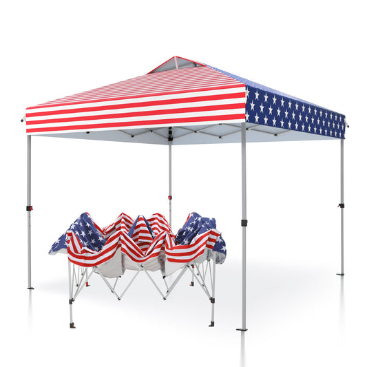 10'x 10' Pop up Canopy Tent Outdoor Event Instant Tent with Roller Bag