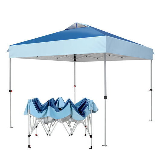 10'x 10' Pop up Canopy Tent Outdoor Event Instant Tent with Roller Bag