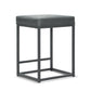 Sophia & William 24" Bar Stool Counter Height Bar Stools with Footres, Gray