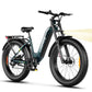 Alpha Joy 26" Rated 500W Peak 1000W E-Bike, 26" Fat Tire Electric Mountain Bike, 48V Ebike for Adults with LED Headlight UL2849