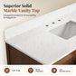 Sophia & William 48" Bathroom Vanity with Sink Freestanding Wood Bathroom Cabinet Vanity with 2 Doors of Adjustable Shlves, 1 Tip-out Drawers, 2 Pull-out Drawers and 1 Elevated Drawer, Hickory