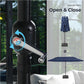 Alpha Joy 15ft Outdoor Patio Umbrella Extra-Large Double-Sided Garden Umbrella with Ventilation and Base - Navy