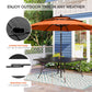 Sophia & William 9 Piece Outdoor Metal Patio Dining Set 60  Square Table and Swivel Chairs Furniture Set for 8, Beige