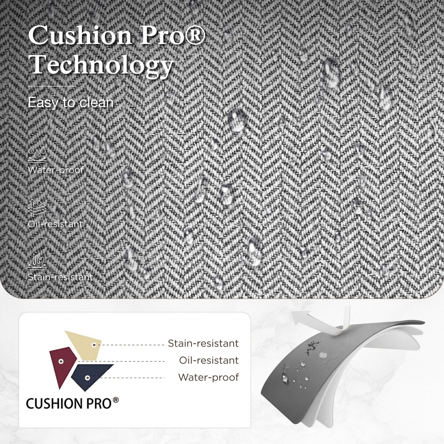 Sophia & William Set of 4 Outdoor Patio Dining Chairs Metal Chairs with Cushion