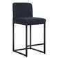 Sophia & William Counter Height Bar Stools with High Backrest Comfortable Modern Counter Stools for Kitchen & Home, Black
