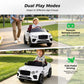 Alpha Joy 12V Kids Ride On Car Licensed Bentley Electric Vehicle with Remote Control, Soft Start, 3 Speed, LED Lights, Built-in Storage & Music, Gift for Boys Girls Ages 3-8, White