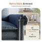 Sophia&William Modular Sectional Sofa Couch Set, U-shaped Linen Cloud Couch 6-Seat Retro Nailhead Trim Cloud Sofa Set with 4 Pillows for Living Room, Cyan