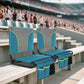 Sophia&William Set of 2 Portable Stadium Chair Stadium Seat for Bleacher with Storage Pocket, Blue