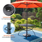 Sophia & William 5 Piece Outdoor Patio Dining Set Textilene Chairs and Table Furniture Set, Blue