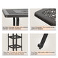 Sophia & William 27.5¡± Cast Aluminum Patio Bistro Table with 1.97¡± Umbrella Hole for Garden, Backyard