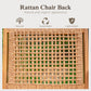 Sophia & William 9 Pieces Acacia Wood Outdoor Patio Dining Set Wicker Rattan Chairs and Rectangle Table Furniture Set for Lawn, Garden, Backyard
