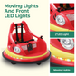 Alpha Joy Kids Bumper Car 12V Battery Powered Ride on w/LED Lights, Bluetooth Music, 360¡ã Spin, Remote Control, Electric Car in 2 MPH, Red