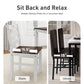 Alpha Joy Farmhouse Dining Table Set for 4 Solid Wood Kitchen Chairs and Table Set