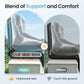 Sophia&William Set of 2 Portable Stadium Chair Stadium Seat for Bleacher with Storage Pocket, Blue
