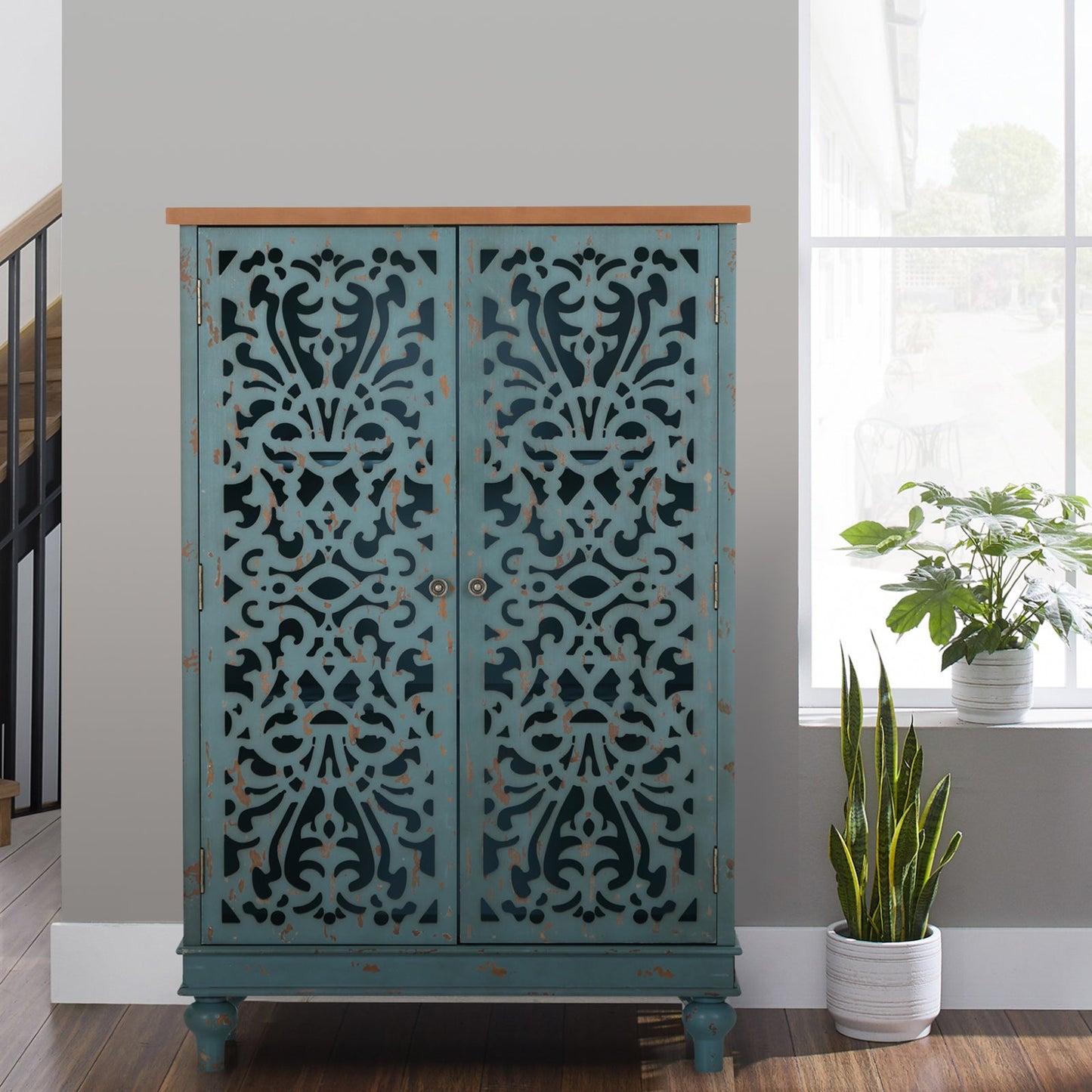 Sophia & William Tall Accent Storage Cabinet