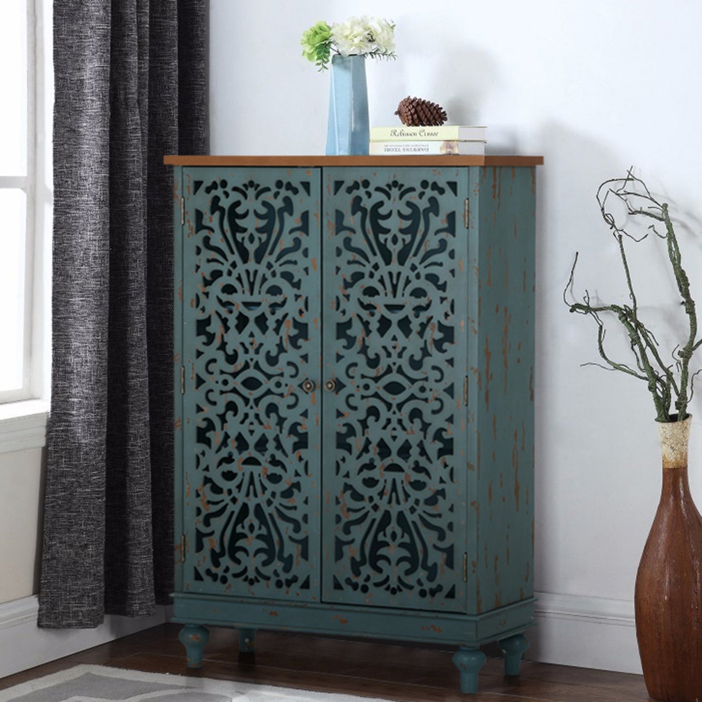 Sophia & William Tall Accent Storage Cabinet