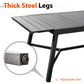 Sophia & William 7 Pieces Outdoor Patio Dining Set Metal Extendable Table and Swivel Chiars Set Patio Furniture Sets with Cushions