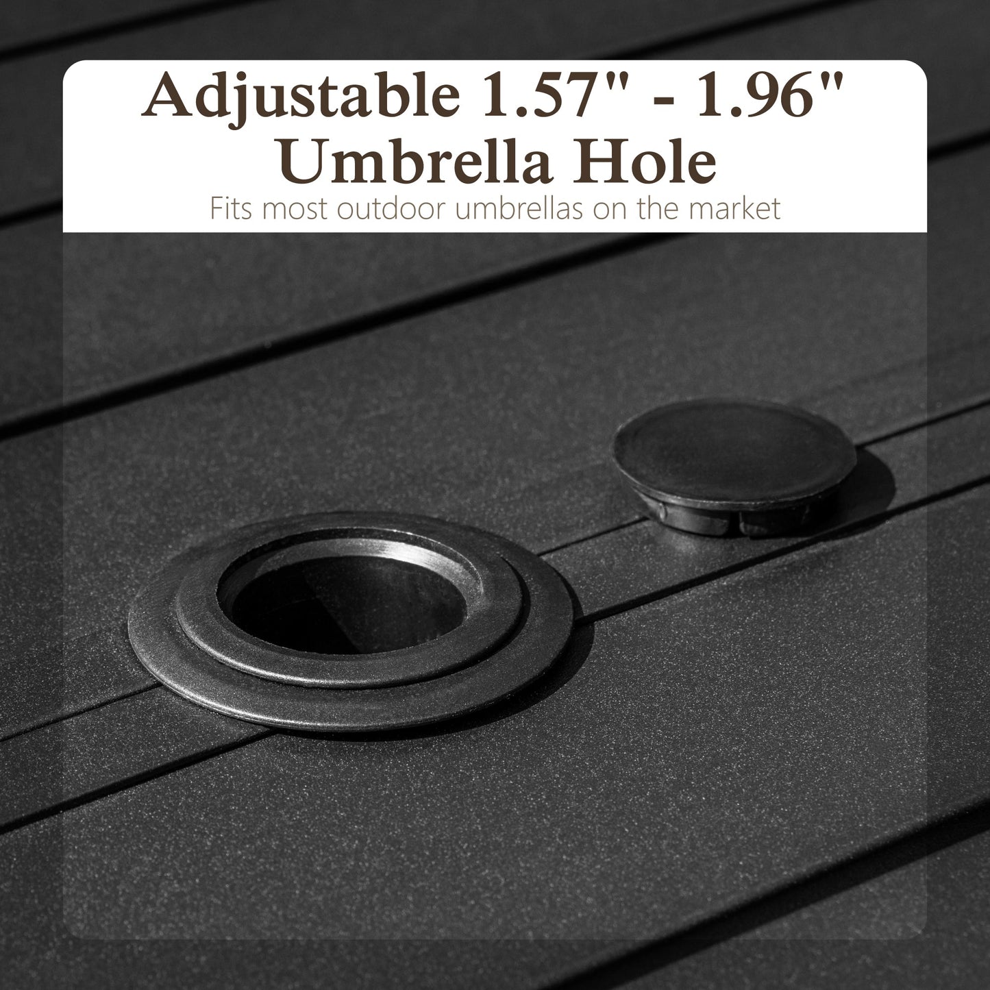 Sophia & William 7Pcs Patio Bar Set Outdoor Wicker Rattan Bar Stools & Counter Height Table Furniture Set with Swivel Chair