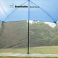 Sophia & William 7.6'x7.2' Sunshade Beach Tent UPF 50+ Sun Shelter Portable Canopy Beach Tent for 3-4 Person, Blue