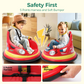 Alpha Joy Kids Bumper Car 12V Battery Powered Ride on w/LED Lights, Bluetooth Music, 360¡ã Spin, Remote Control, Electric Car in 2 MPH, Red