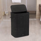 Sophia & William Laundry Hamper with Lid, 72L Bamboo Laundry Basket with Removable Liner, Collapsible Storage Dirty Clothes Basket with Handles for Laundry Bedroom, Black