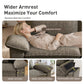 Sophia&William 157.5"L Modular Sectional Sofa Sets, Modern Chenille Cloud Couch 6-Seat Oversized Sofa with 4 Pillows & 2 Ottomans for Living Room,Ash Gray
