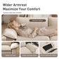 Sophia&William Convertible Sectional Sofa Couch, Modern Corduroy Couch 4-Seat Sofa Sectional for Living Room,Beige